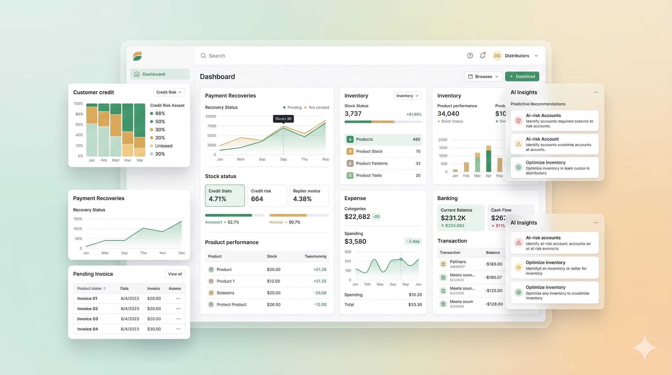 RoozBook live dashboard